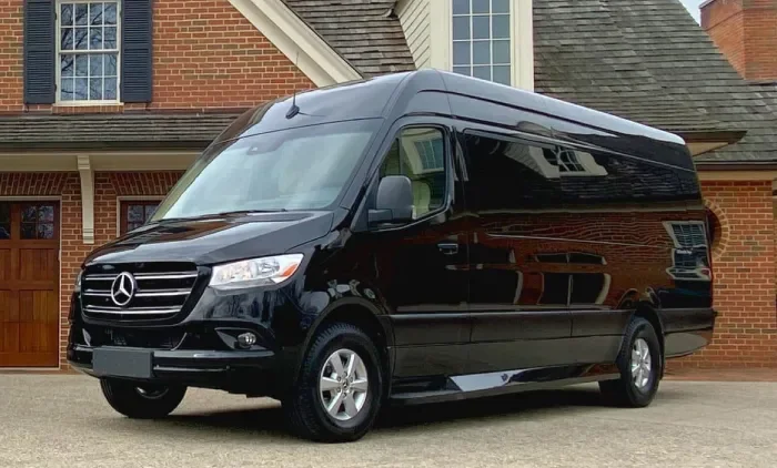 Black Sprinter Jet executive van