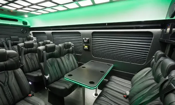 Executive Sprinter leather seating