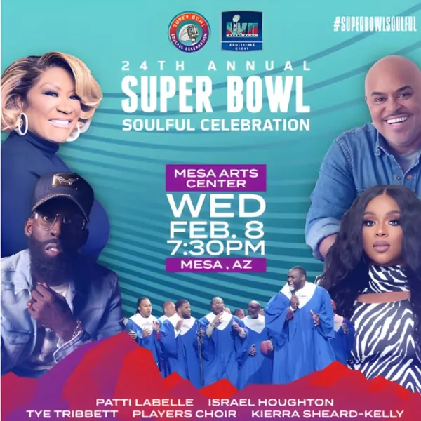 Super Bowl Soulful Celebration event flyer